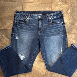 Silver Jeans Blue Skinny Denim